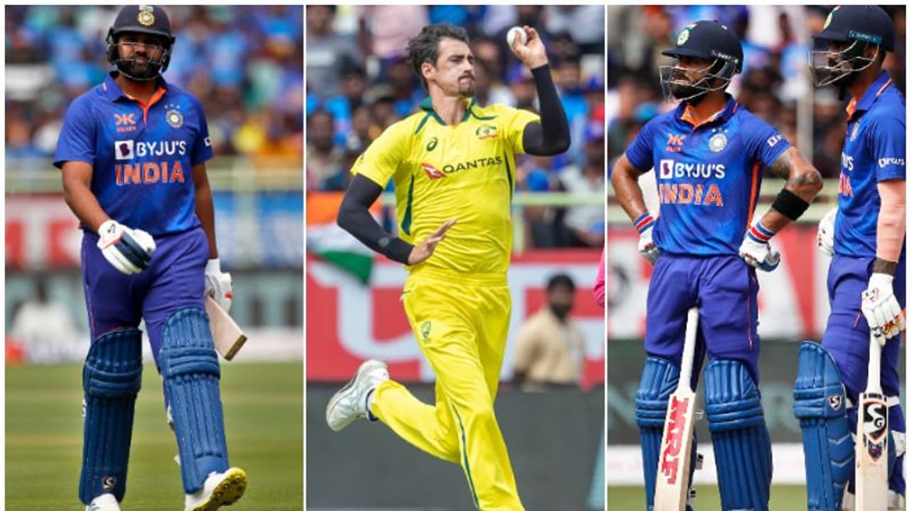 മിച്ചൽ സ്റ്റാര്ക്ക് തീപ്പൊരിയായി, എരിഞ്ഞൊടുങ്ങി ഇന്ത്യൻ ബാറ്റിങ് നിര; വിശാഖപട്ടണത്ത് വിക്കറ്റ് മഴ, തകര്ച്ച മിച്ചൽ സ്റ്റാര്ക്ക് തീപ്പൊരിയായി, എരിഞ്ഞൊടുങ്ങി ഇന്ത്യൻ ബാറ്റിങ് നിര; വിശാഖപട്ടണത്ത് വിക്കറ്റ് മഴ, തകര്ച്ച