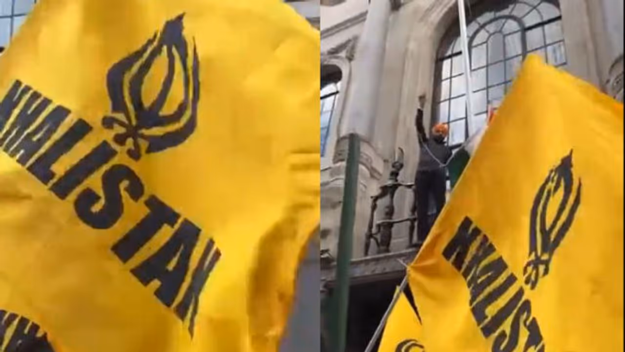 Khalistanis remove tricolour at Indian mission in London; New Delhi summons top UK diplomat Khalistanis remove tricolour at Indian mission in London; New Delhi summons top UK diplomat