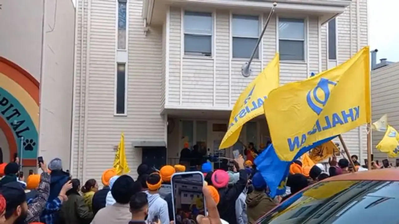 UK govt vows to take Indian High Commission security 'seriously' after vandalism by pro Khalistani protesters UK govt vows to take Indian High Commission security 'seriously' after vandalism by pro Khalistani protesters