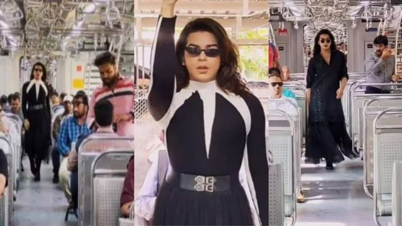 പാവാട ധരിച്ച് ക്യാറ്റ് വാക്കുമായി യുവാവ് ട്രെയിനിൽ; വീഡിയോ വൈറല് പാവാട ധരിച്ച് ക്യാറ്റ് വാക്കുമായി യുവാവ് ട്രെയിനിൽ; വീഡിയോ വൈറല്