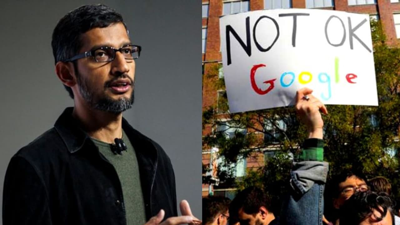 'ഈ പരിഗണയെങ്കിലും നൽകണം', സുന്ദർ പിച്ചൈക്ക് കത്തയച്ച് ഗൂഗിൾ ജീവനക്കാർ 'ഈ പരിഗണയെങ്കിലും നൽകണം', സുന്ദർ പിച്ചൈക്ക് കത്തയച്ച് ഗൂഗിൾ ജീവനക്കാർ