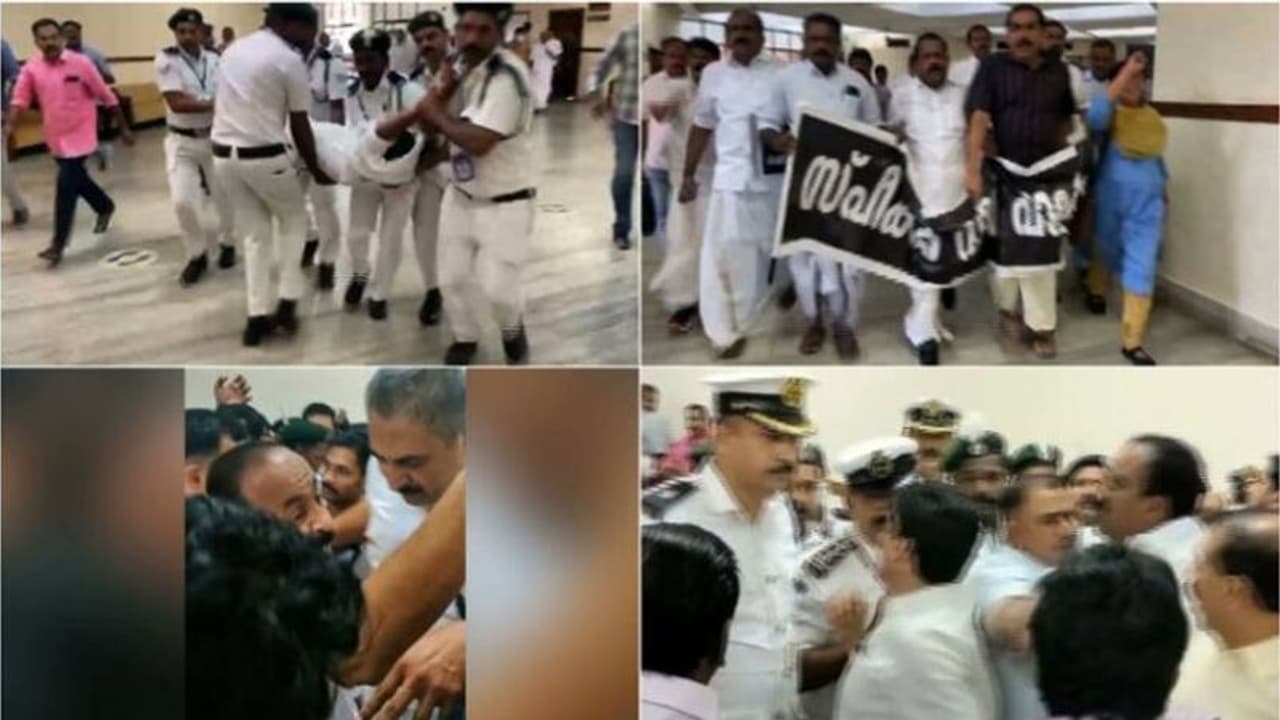 നിയമസഭാ സംഘർഷം; അനുമതിയില്ലാതെ ദൃശ്യം പകർത്തിയതിന് കാരണം കാണിക്കൽ നോട്ടീസ് നിയമസഭാ സംഘർഷം; അനുമതിയില്ലാതെ ദൃശ്യം പകർത്തിയതിന് കാരണം കാണിക്കൽ നോട്ടീസ്