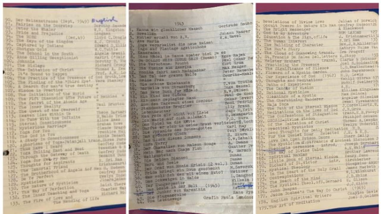 മുത്തശ്ശി 14 വയസ് മുതല്‍ വായിച്ച പുസ്തകങ്ങളുടെ പട്ടിക പുറത്ത് വിട്ട് കൊച്ചുമകന്‍; അഭിനന്ദിച്ച് നെറ്റിസണ്‍സ്