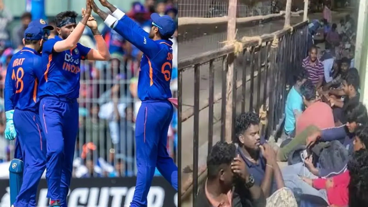 IND vs AUS Chennai ODI: ரூ. 1500 டிக்கெட்டை ரூ.10000க்கு விற்ற 12 பேர் கைது; போலீஸ் அதிரடி நடவடிக்கை! IND vs AUS Chennai ODI: ரூ. 1500 டிக்கெட்டை ரூ.10000க்கு விற்ற 12 பேர் கைது; போலீஸ் அதிரடி நடவடிக்கை!