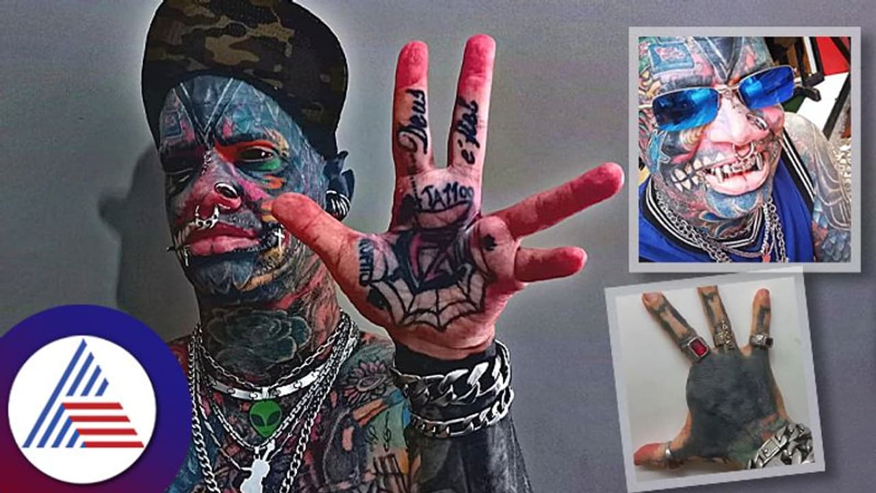 ಅನ್ಯಗ್ರಹ ಜೀವಿಯಂತೆ ಕಾಣಿಸಲು ತೋರು ಬೆರಳ ಕತ್ತರಿಸಿಕೊಂಡ ಭೂಪ!