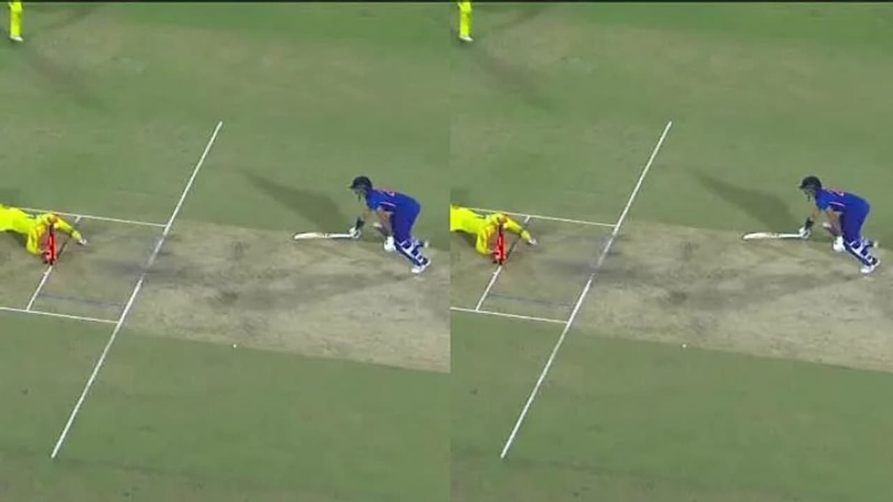 அக்‌ஷர் படேலை மின்னல் வேகத்தில் படுத்துக் கொண்டே ரன் அவுட் செய்த ஸ்டீவ் ஸ்மித்!