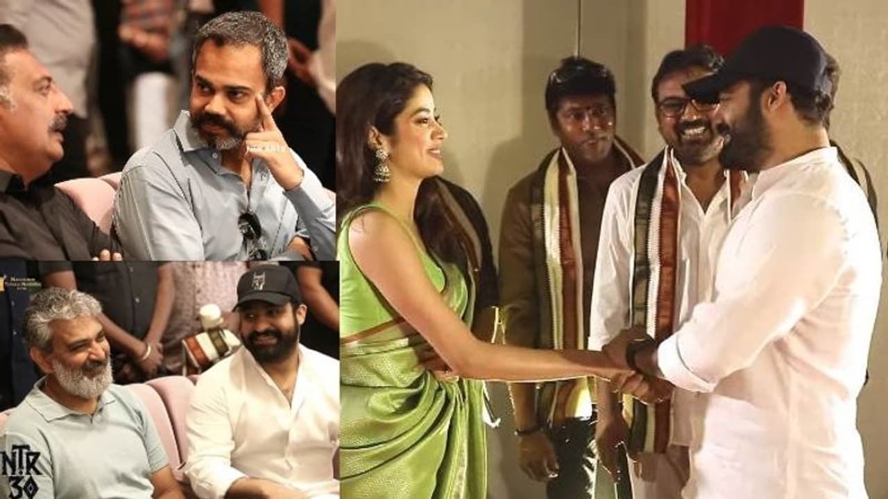 కన్నుల పండుగలా ఎన్టీఆర్ 30 లాంచ్.. హాజరైన రాజమౌళి, ప్రశాంత్ నీల్, జాన్వీ కపూర్ కన్నుల పండుగలా ఎన్టీఆర్ 30 లాంచ్.. హాజరైన రాజమౌళి, ప్రశాంత్ నీల్, జాన్వీ కపూర్