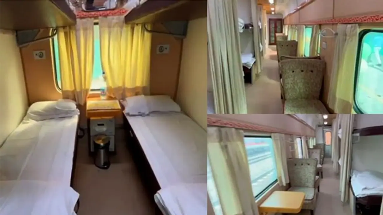Mini library to dining restaurant: Check out Bharat Gaurav Deluxe AC Tourist Train features, other details Mini library to dining restaurant: Check out Bharat Gaurav Deluxe AC Tourist Train features, other details