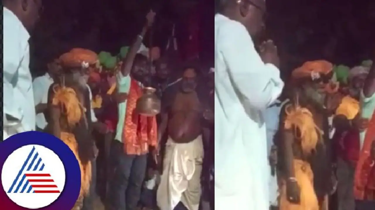 ಆಲಗೂರು ಜಾತ್ರೆಯಲ್ಲಿ ತಾಮ್ರದ ಬಿಂದಿಗೆ ತಲವಾರ್‌ ಪವಾಡ: ಪೂಜಾರಿಯ ಪವಾಡ ಕಂಡು ದಂಗಾದ ಭಕ್ತರು! 