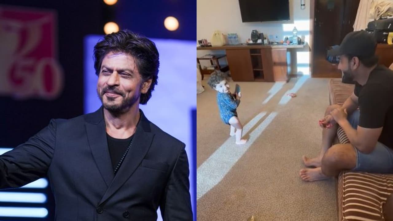 Shah Rukh Khan's response to Irfan Pathan's son dancing to 'Jhoome Jo Pathaan' leaves internet in splits