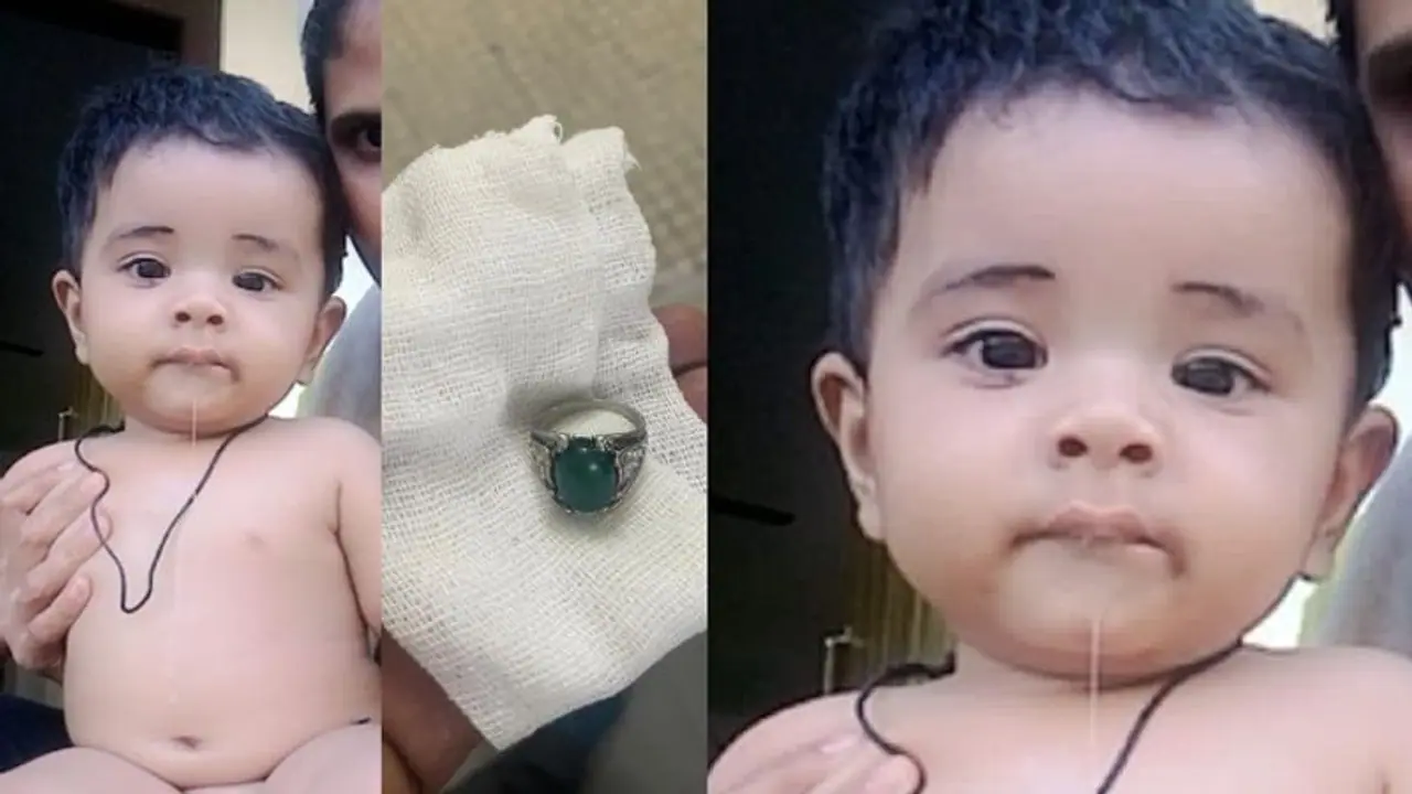 Kodagu: ಬೆರಳಿಗೆ ಹಾಕಿದ್ದ ಉಂಗುರ ನುಂಗಿ ಸಾವನ್ನಪ್ಪಿದ 8 ತಿಂಗಳ ಮಗು: ಪಾಲಕರ ಆಕ್ರಂದನ Kodagu: ಬೆರಳಿಗೆ ಹಾಕಿದ್ದ ಉಂಗುರ ನುಂಗಿ ಸಾವನ್ನಪ್ಪಿದ 8 ತಿಂಗಳ ಮಗು: ಪಾಲಕರ ಆಕ್ರಂದನ