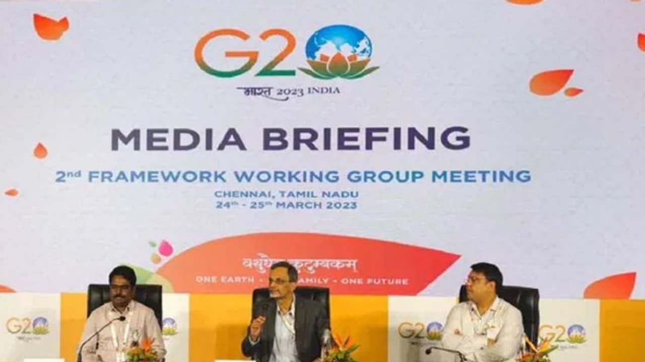 சென்னையில் 2 நாட்கள் நடைபெறும் ஜி 20 கூட்டமைப்பின் 2 வது பணிக்குழு மாநாடு! முக்கிய பிரச்சனைகள் குறித்து ஆலோசனை சென்னையில் 2 நாட்கள் நடைபெறும் ஜி 20 கூட்டமைப்பின் 2 வது பணிக்குழு மாநாடு! முக்கிய பிரச்சனைகள் குறித்து ஆலோசனை