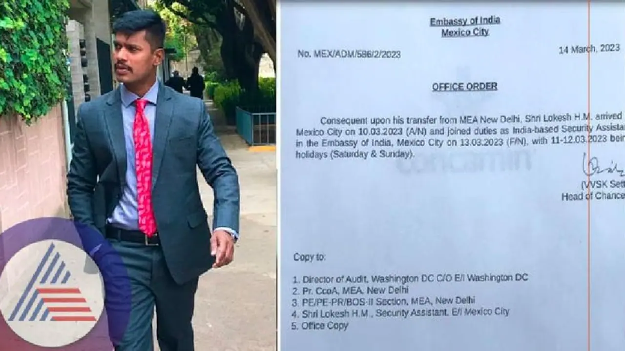 ಹೆಮ್ಮೆ ಪಡೋ ವಿಚಾರ: ಮೆಕ್ಸಿಕೋ ಭಾರತೀಯ ರಾಯಭಾರ ಕಚೇರಿಗೆ ಬೆಂಗಳೂರು ಪೊಲೀಸ್ ಪೇದೆ ಎಚ್ಎಂ ಲೋಕೇಶ್ ಆಯ್ಕೆ! ಹೆಮ್ಮೆ ಪಡೋ ವಿಚಾರ: ಮೆಕ್ಸಿಕೋ ಭಾರತೀಯ ರಾಯಭಾರ ಕಚೇರಿಗೆ ಬೆಂಗಳೂರು ಪೊಲೀಸ್ ಪೇದೆ ಎಚ್ಎಂ ಲೋಕೇಶ್ ಆಯ್ಕೆ!