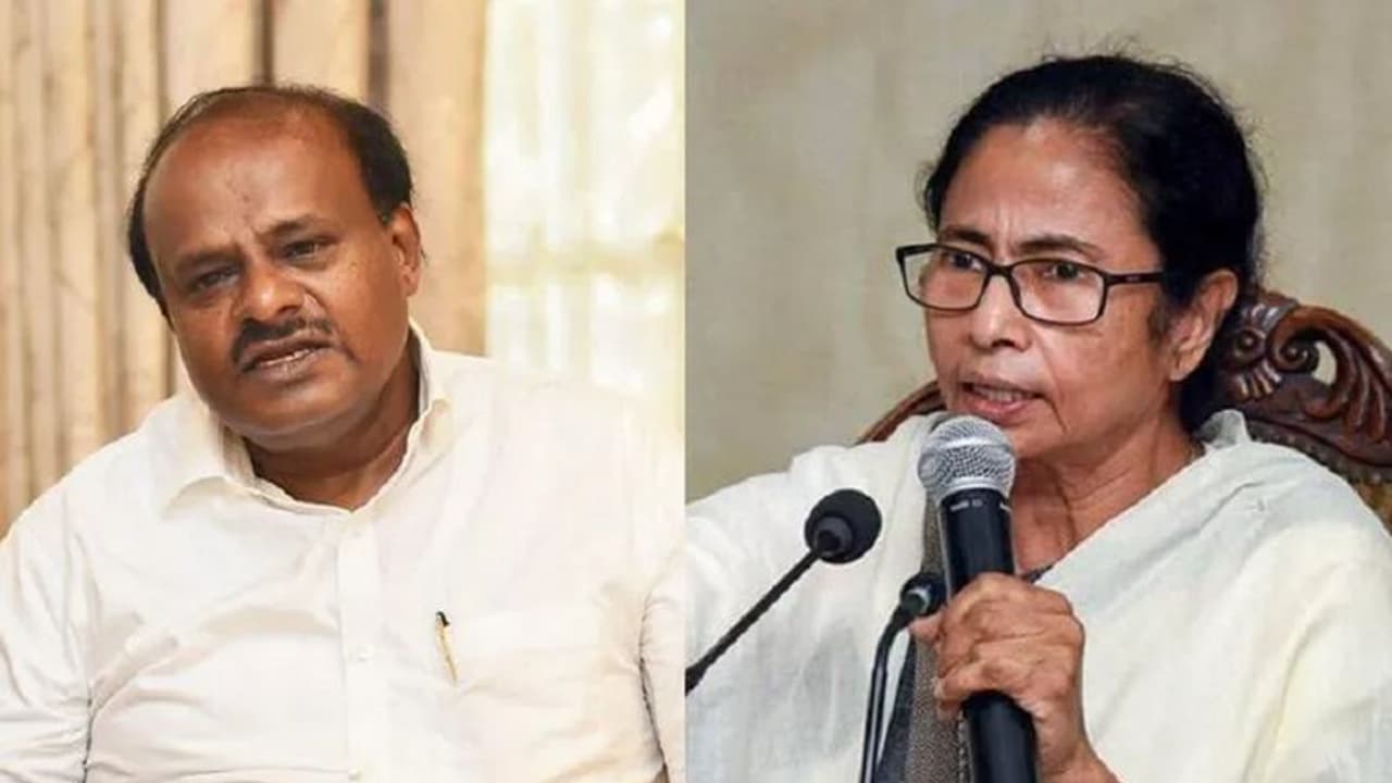 ಇಂದು ಪಶ್ಚಿಮ ಬಂಗಾಳ ಸಿಎಂ ಮಮತಾರನ್ನು ಭೇಟಿಯಾಗಲಿದ್ದಾರೆ ಎಚ್.ಡಿ.ಕುಮಾರಸ್ವಾಮಿ! ಇಂದು ಪಶ್ಚಿಮ ಬಂಗಾಳ ಸಿಎಂ ಮಮತಾರನ್ನು ಭೇಟಿಯಾಗಲಿದ್ದಾರೆ ಎಚ್.ಡಿ.ಕುಮಾರಸ್ವಾಮಿ!