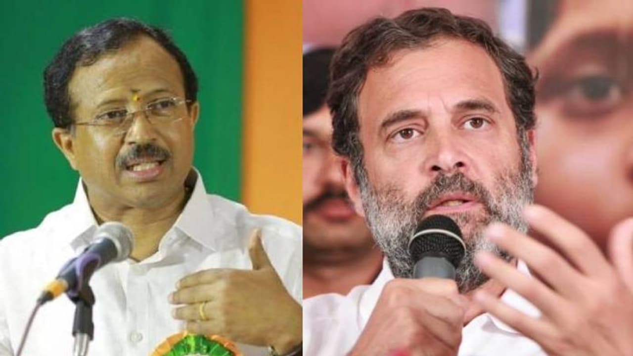 രാഹുൽ ഗാന്ധിക്ക് ധാർഷ്ട്യം, കോൺഗ്രസ് ഭരണഘടനയെ വെല്ലുവിളിക്കുന്നുവെന്ന് വി മുരളീധരൻ രാഹുൽ ഗാന്ധിക്ക് ധാർഷ്ട്യം, കോൺഗ്രസ് ഭരണഘടനയെ വെല്ലുവിളിക്കുന്നുവെന്ന് വി മുരളീധരൻ