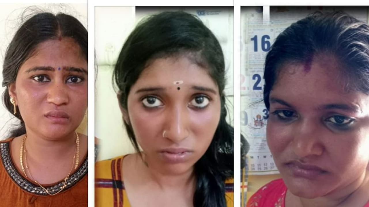 ஓடும் பேருந்தில் பெண்ணிடம் 7 பவுன் நகை பறிப்பு 3 பெண்கள் கைது 