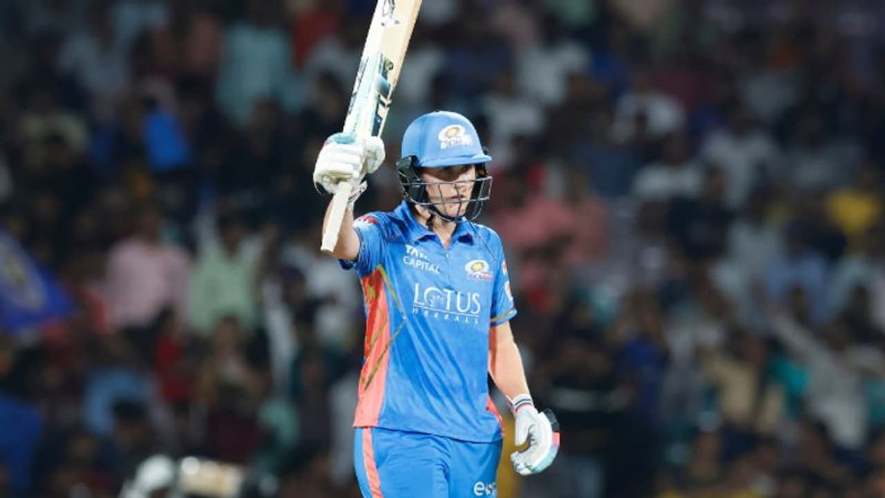 WPL 2023: நாக் அவுட் போட்டியில் நாட் ஸ்கிவர் பிரண்ட் அதிரடி அரைசதம்! UPW க்கு கடின இலக்கை நிர்ணயித்த MIW WPL 2023: நாக் அவுட் போட்டியில் நாட் ஸ்கிவர் பிரண்ட் அதிரடி அரைசதம்! UPW க்கு கடின இலக்கை நிர்ணயித்த MIW