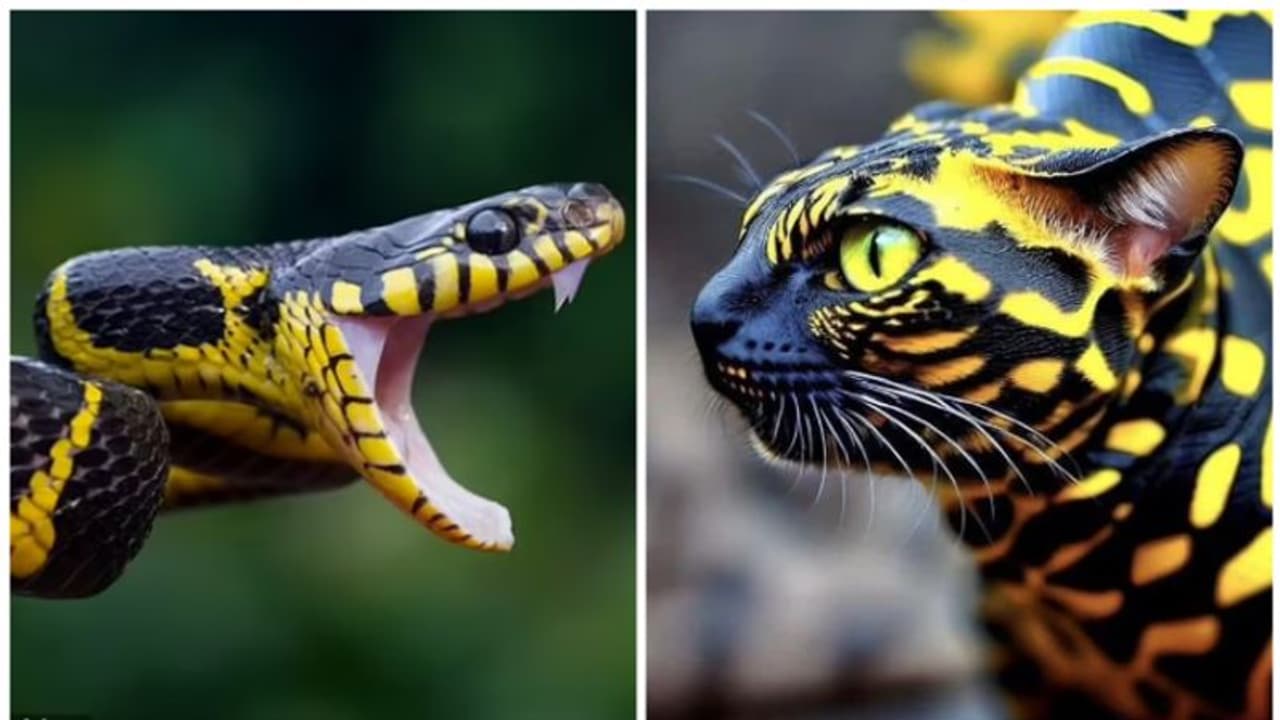 ഇന്‍റര്‍നെറ്റില്‍ വ്യാപകമായി പ്രചരിച്ച 'പാമ്പ് പൂച്ച'യുടെ യാഥാര്‍ത്ഥ്യമെന്ത്? 