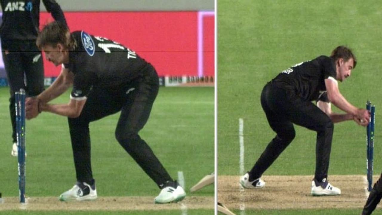 ரன் அவுட் ஆனபோதும் ஜிங் பெயில்ஸ் பேட்டரி பிரச்சனையால் தப்பித்த கருணாரத்னே! ரன் அவுட் ஆனபோதும் ஜிங் பெயில்ஸ் பேட்டரி பிரச்சனையால் தப்பித்த கருணாரத்னே!