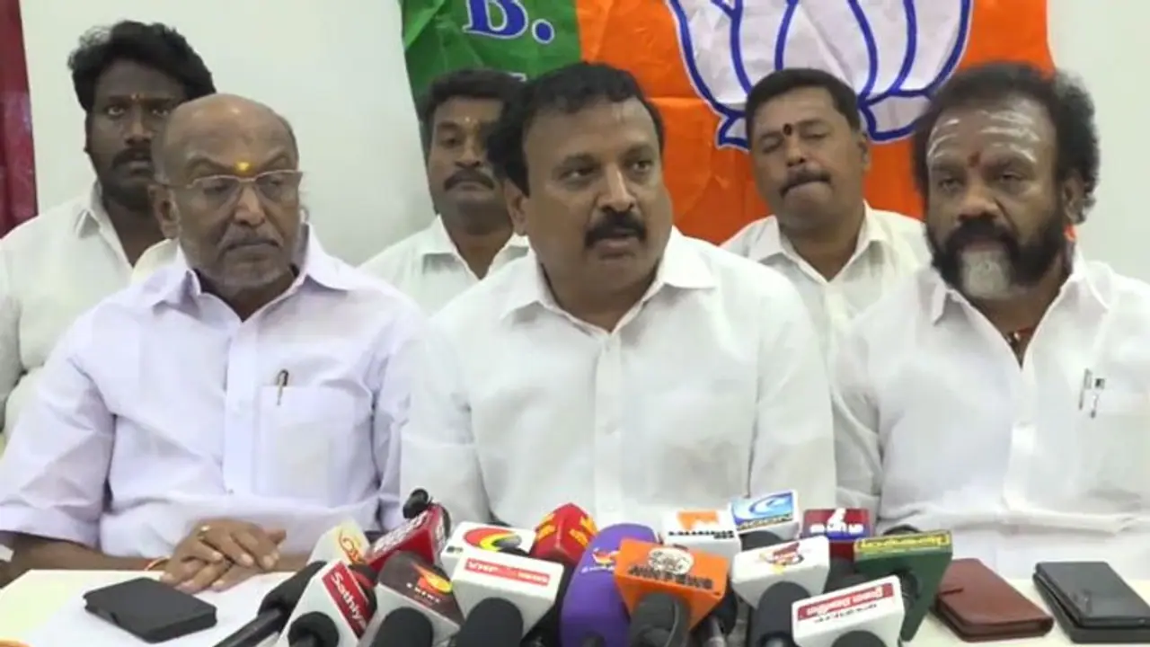 பாஜக கூட்டணி சுயமரியாதை கூட்டணி, திமுக கூட்டணி அடிமை கூட்டணி பாஜக ஸ்ரீனிவாசன் 