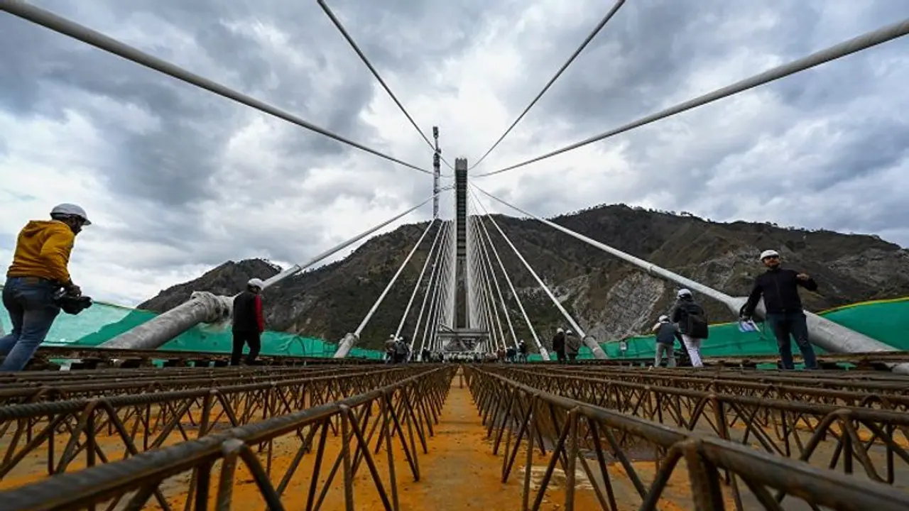 India's first cable stayed rail bridge on Anji river in J K nears completion; check details
