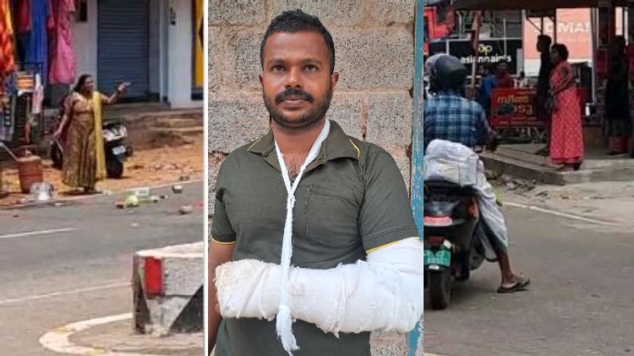 കൊല്ലത്ത് യുവതികളുടെ തമ്മില്‍ തല്ല് വീഡിയോ പകര്‍ത്തിയെന്നാരോപിച്ച് ഓട്ടോഡ്രൈവറുടെ കൈ തല്ലിയൊടിച്ച് യുവതി