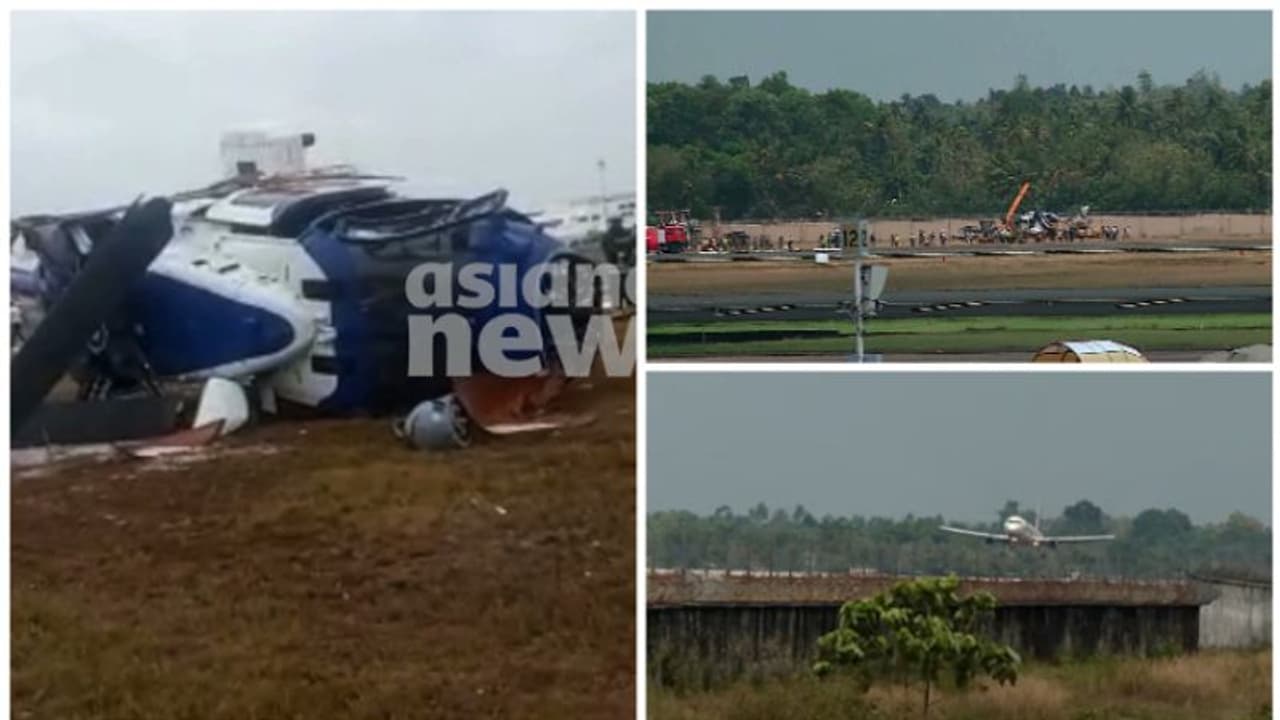 ഹെലികോപ്ടർ മാറ്റി, നെടുമ്പാശ്ശേരി വിമാനത്താവളത്തിലെ നിയന്ത്രണം നീക്കി; വിമാന സർവീസ് സാധാരണ നിലയിൽ ഹെലികോപ്ടർ മാറ്റി, നെടുമ്പാശ്ശേരി വിമാനത്താവളത്തിലെ നിയന്ത്രണം നീക്കി; വിമാന സർവീസ് സാധാരണ നിലയിൽ