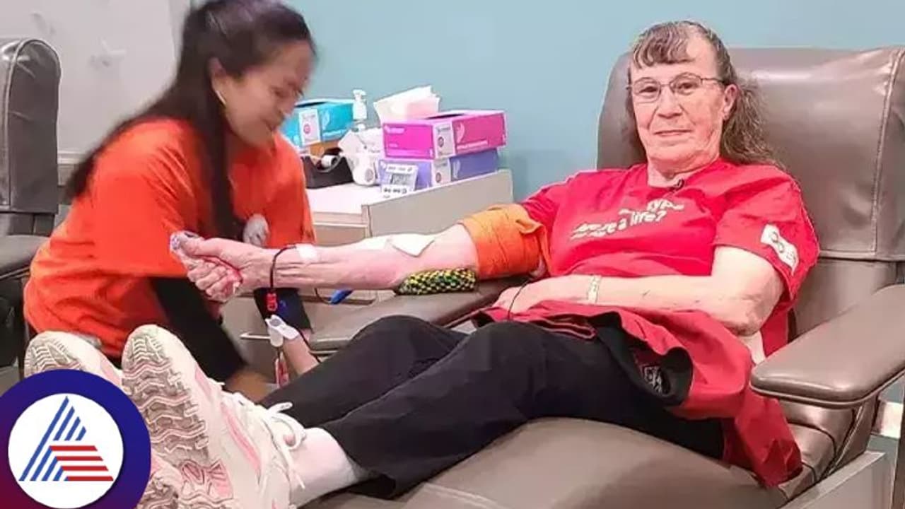 ಅಬ್ಬಬ್ಬಾ..203 ಯುನಿಟ್ ರಕ್ತದಾನ ಮಾಡಿ ಗಿನ್ನೆಸ್ ದಾಖಲೆಗೆ ಸೇರಿದ 80 ವರ್ಷದ ಅಜ್ಜಿ!