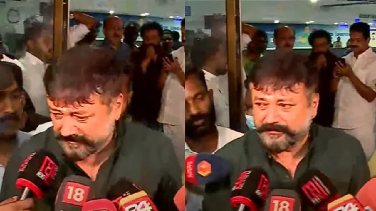വിങ്ങിപ്പൊട്ടി ജയറാം; ഇന്നസെന്‍റിനെ അവസാനമായി കണ്ട് ആശുപത്രിയില്‍ നിന്ന് പുറത്തേക്ക്