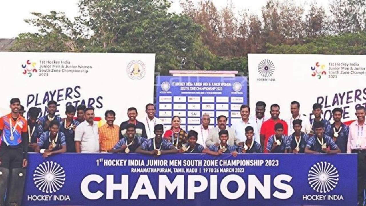 ஜூனியர் ஹாக்கி சாம்பியன்ஷிப் போட்டியில் தமிழ்நாடு தங்கம் வென்று அசத்தல்!