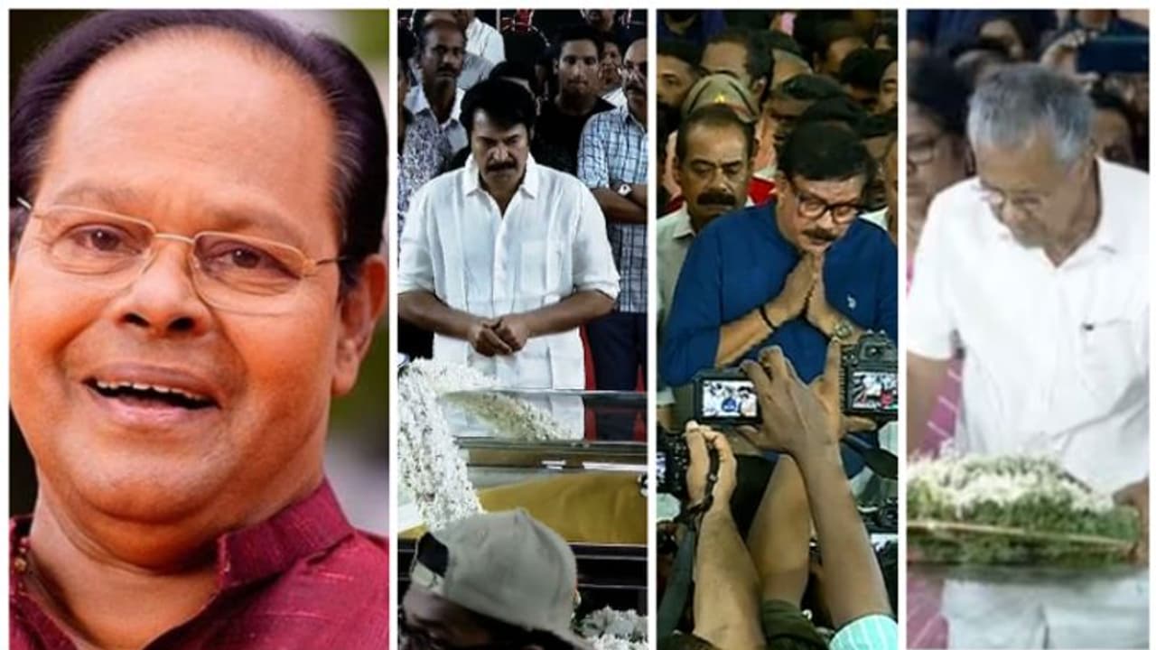 ഇന്നസെന്റിന് യാത്രാമൊഴി, അന്ത്യാഞ്ജലിയർപ്പിച്ച് ആയിരങ്ങൾ; സംസ്കാരം നാളെ 