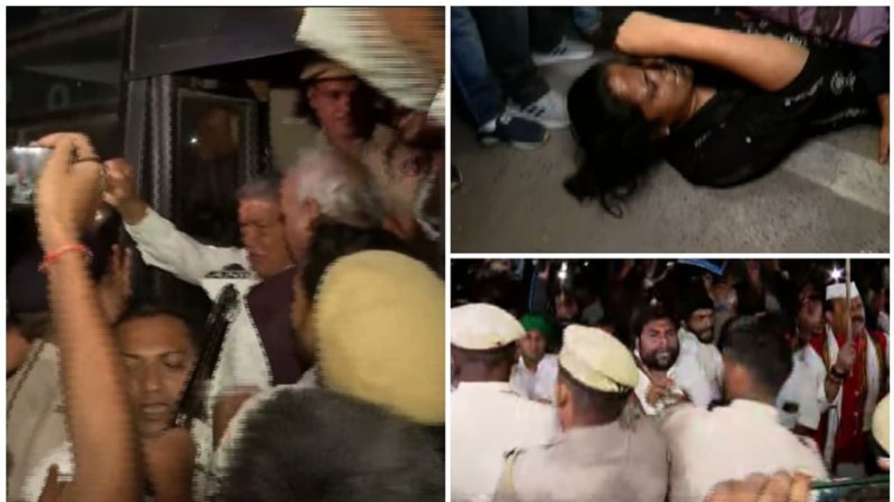 വിലക്ക് മറികടന്ന് കോണ്ഗ്രസ് പ്രതിഷേധം; ചെങ്കോട്ടയില് വൻ സംഘർഷം, പ്രവർത്തകരെ കസ്റ്റഡിയിലെടുത്ത് പൊലീസ് വിലക്ക് മറികടന്ന് കോണ്ഗ്രസ് പ്രതിഷേധം; ചെങ്കോട്ടയില് വൻ സംഘർഷം, പ്രവർത്തകരെ കസ്റ്റഡിയിലെടുത്ത് പൊലീസ്