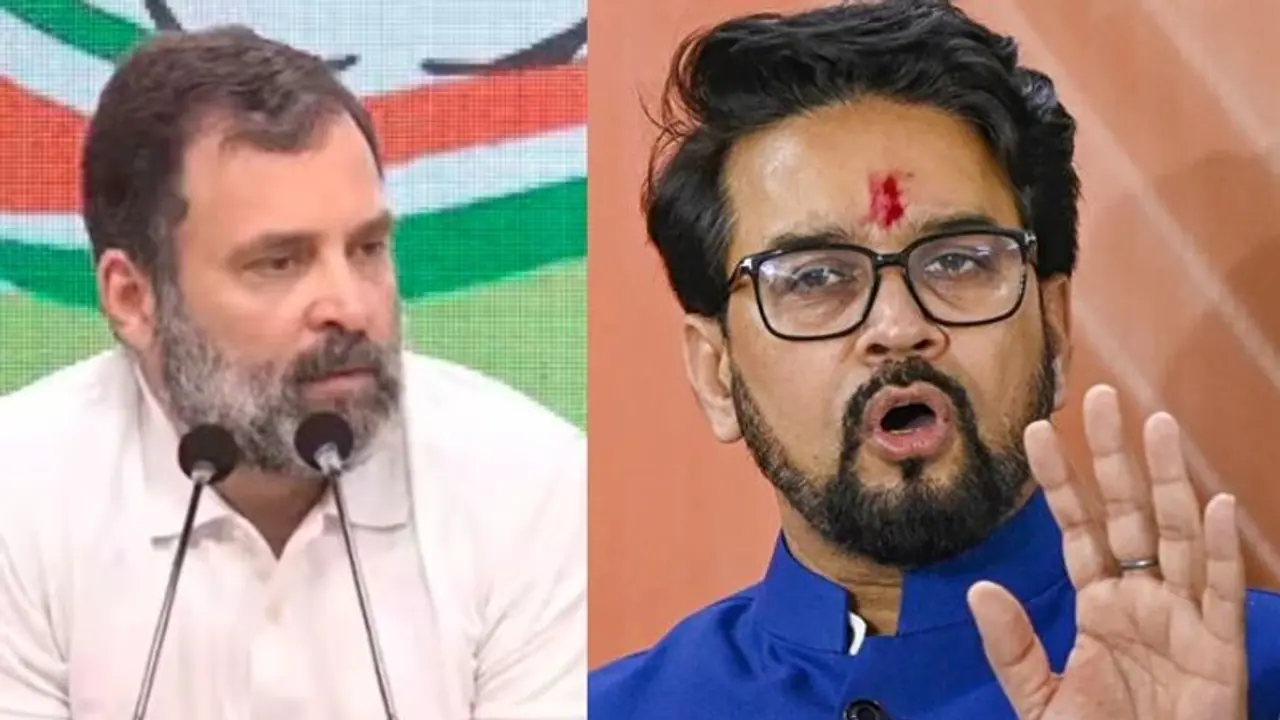  ರಾಹುಲ್ ಅನರ್ಹತೆ ಭಾರತದ ಅಂತರಿಕ ವಿಚಾರ: ಅಮೆರಿಕಾಗೆ ಸಚಿವ ಅನುರಾಗ್ ತಿರುಗೇಟು