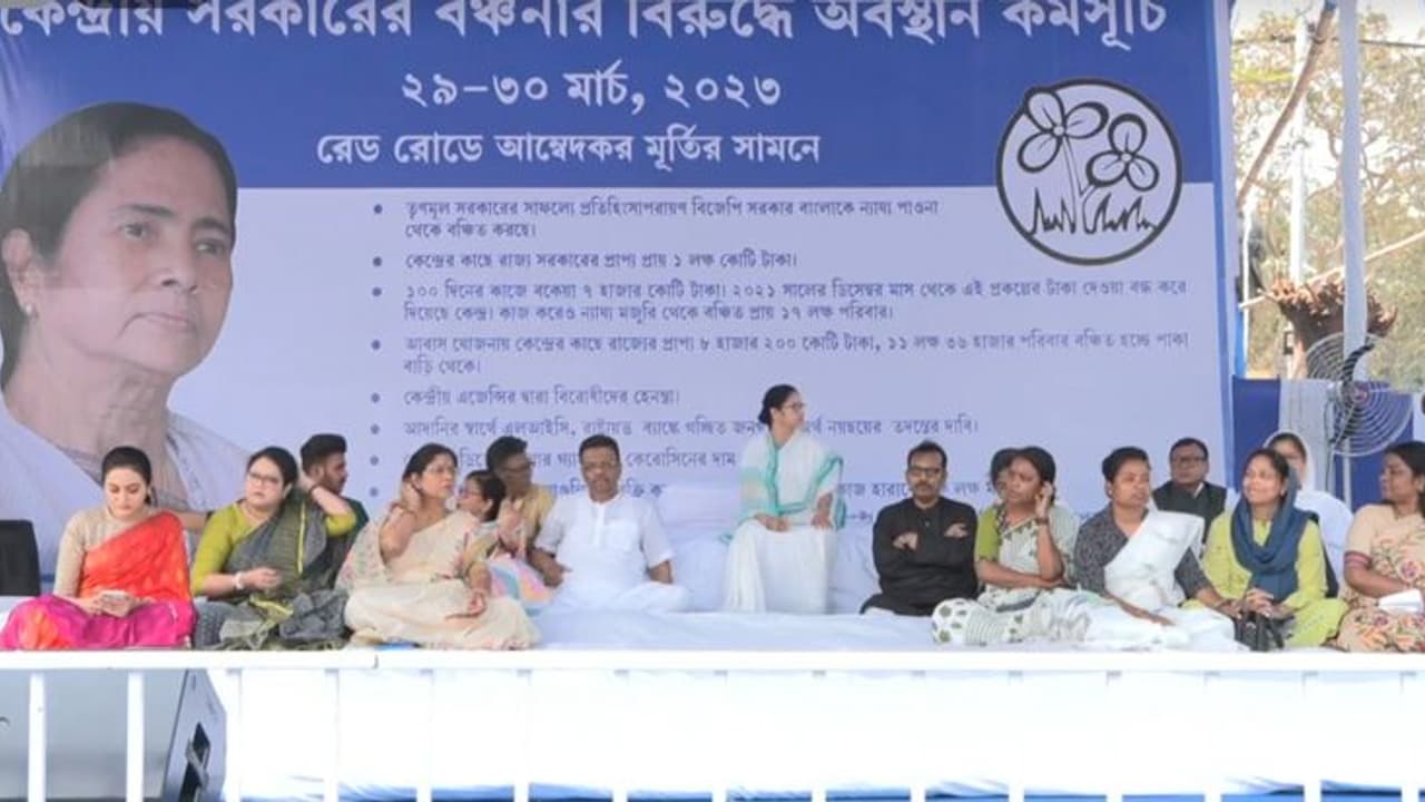 కేంద్రం అనుసరిస్తున్న వివక్షపై మమతా బెనర్జీ రెండు రోజుల నిరసన దీక్ష..