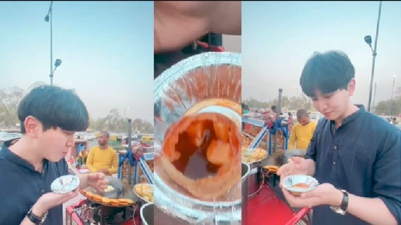 ಬೀದಿಬದಿ ಪಾನಿಪುರಿ ತಿಂದ ಕೊರಿಯನ್ ಯೂಟ್ಯೂಬರ್ ಏನು ಹೇಳಿದ ನೋಡಿ: ವೈರಲ್ ಬೀದಿಬದಿ ಪಾನಿಪುರಿ ತಿಂದ ಕೊರಿಯನ್ ಯೂಟ್ಯೂಬರ್ ಏನು ಹೇಳಿದ ನೋಡಿ: ವೈರಲ್