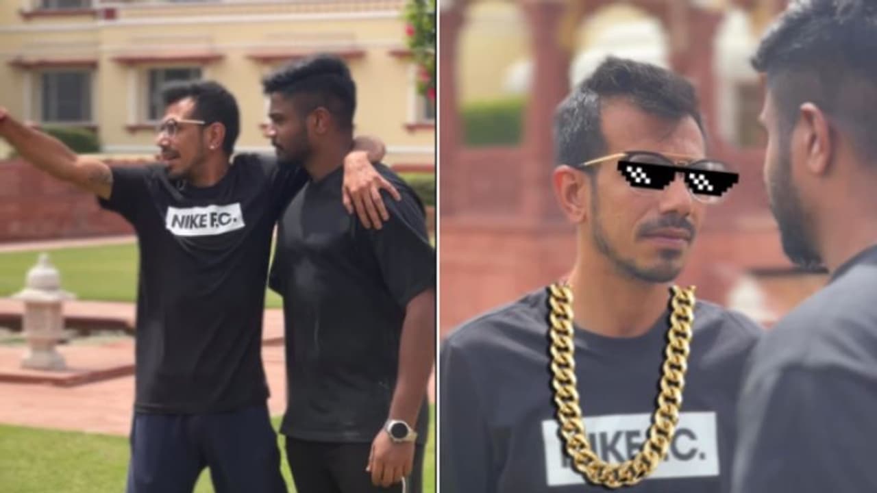 'എടാ ഞങ്ങളോട് രണ്ടാളോട് കളിക്കാന്‍ ആരുണ്ടടാ'; 'കീലേരി ചഹല്‍' വീഡിയോയുമായി സഞ്ജു, സംഭവം വൈറല്‍ 