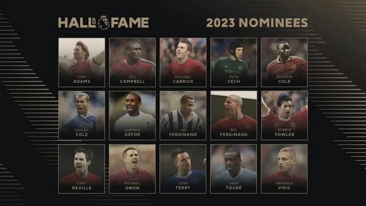 From Rio Ferdinand to John Terry Check out the 15 players shortlisted for Premier League Hall of Fame 2023
