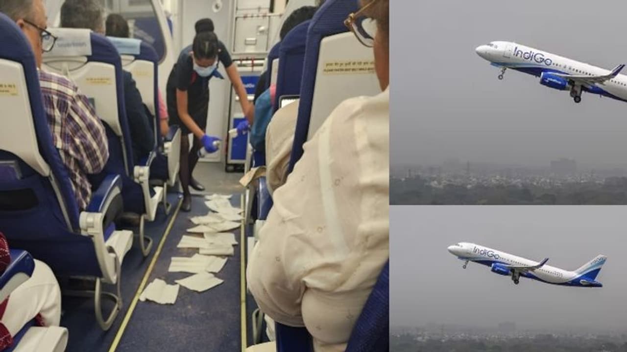 ಇಂಡಿಗೋ ವಿಮಾನದಲ್ಲಿ ಕುಡಿದ ಮತ್ತಲ್ಲಿ ವಾಂತಿ, ಮಲ ವಿಸರ್ಜಿಸಿದ ಪ್ರಯಾಣಿಕ