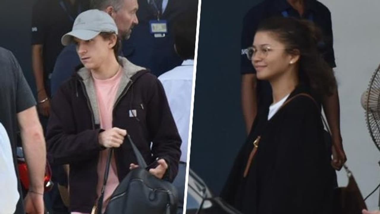 Spider Man stars Tom Holland, Zendaya in Mumbai see pictures and videos