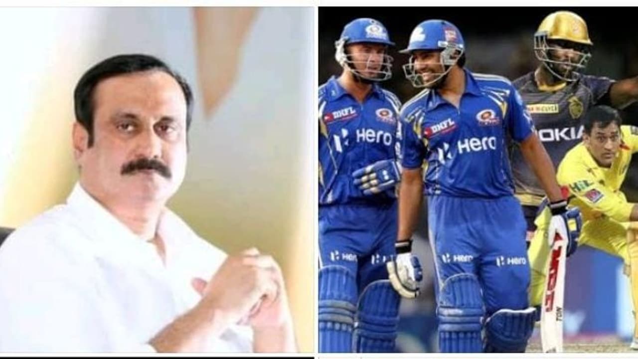 ஐ.பி.எல் போட்டிகளில் புகையிலைப் பொருட்களின் விளம்பரங்களைத் தடை செய்திடுக.!மீறினால் சிறை அன்புமணி கோரிக்கை