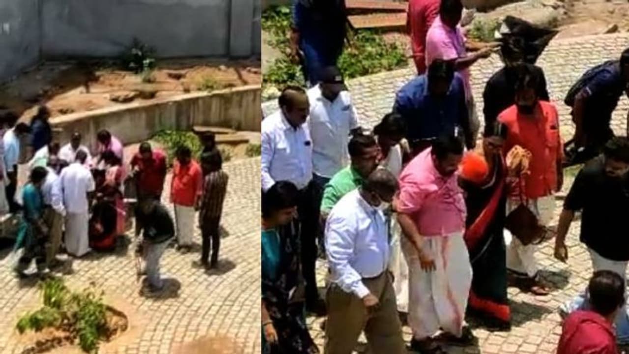 പാർക്ക് സന്ദർശനത്തിനിടെ വീണ് മന്ത്രി കെ രാജന് പരിക്ക് പാർക്ക് സന്ദർശനത്തിനിടെ വീണ് മന്ത്രി കെ രാജന് പരിക്ക്