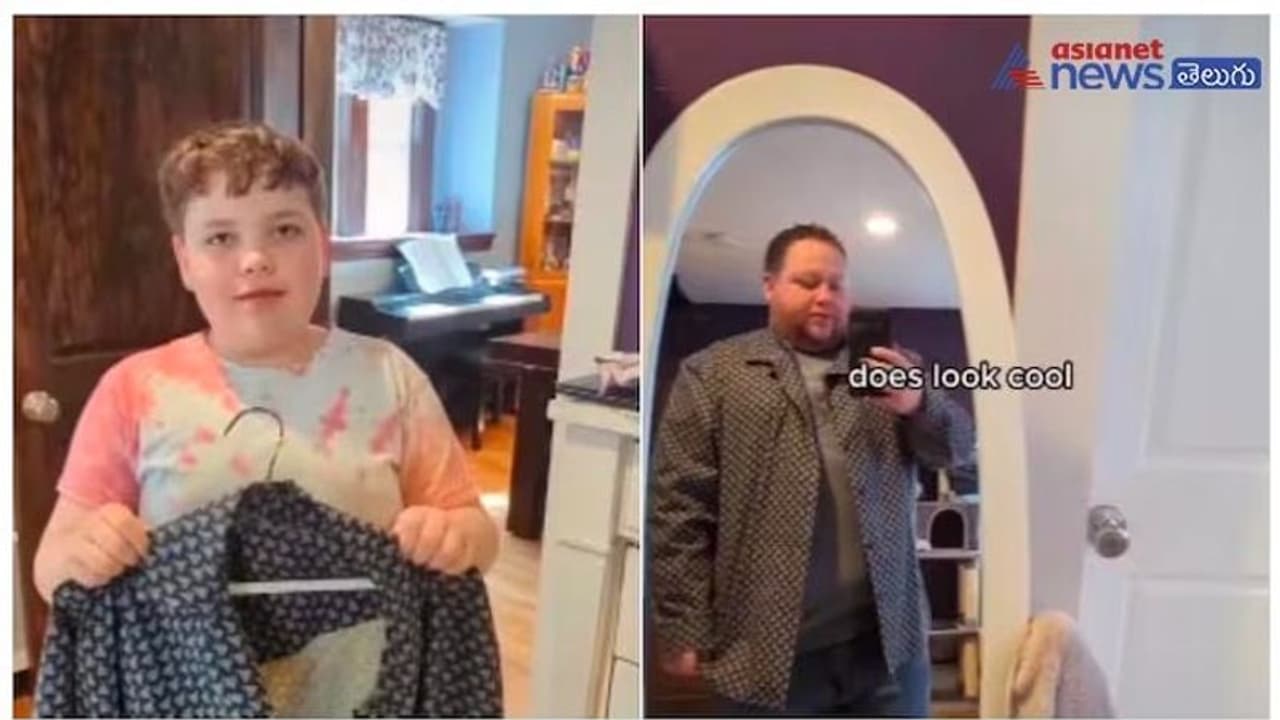 తండ్రి కోసం చొక్కా కుట్టిన చిన్నారి.. నెటిజన్లు ఫిదా..! తండ్రి కోసం చొక్కా కుట్టిన చిన్నారి.. నెటిజన్లు ఫిదా..!