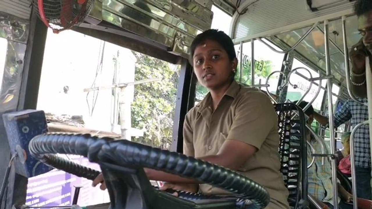 Meet M Sharmila, Coimbatore's first woman bus driver