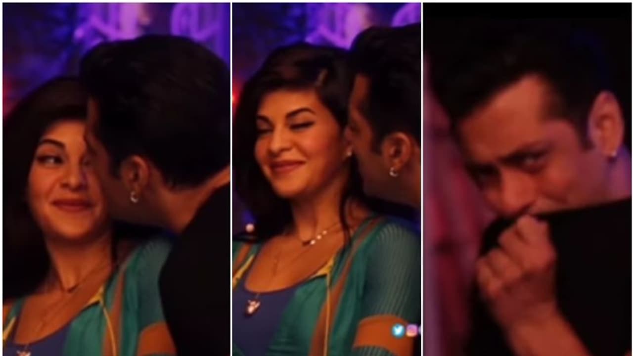 ಜಾಕ್ವೆಲಿನ್ಗೆ ಕಿಸ್ ಮಾಡಿ ತನ್ನದೇ ಬಟ್ಟೆಯಿಂದ ಬಾಯಿ ಒರೆಸಿಕೊಂಡ ಸಲ್ಮಾನ್ ಖಾನ್; ವಿಡಿಯೋ ವೈರಲ್ ಜಾಕ್ವೆಲಿನ್ಗೆ ಕಿಸ್ ಮಾಡಿ ತನ್ನದೇ ಬಟ್ಟೆಯಿಂದ ಬಾಯಿ ಒರೆಸಿಕೊಂಡ ಸಲ್ಮಾನ್ ಖಾನ್; ವಿಡಿಯೋ ವೈರಲ್