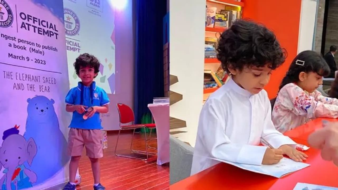 നാലാം വയസില്‍ സ്വന്തം പുസ്തകം പുറത്തിറക്കി മിടുക്കൻ; ഇതിന് ലോകത്തിന്‍റെ അംഗീകാരവും... 