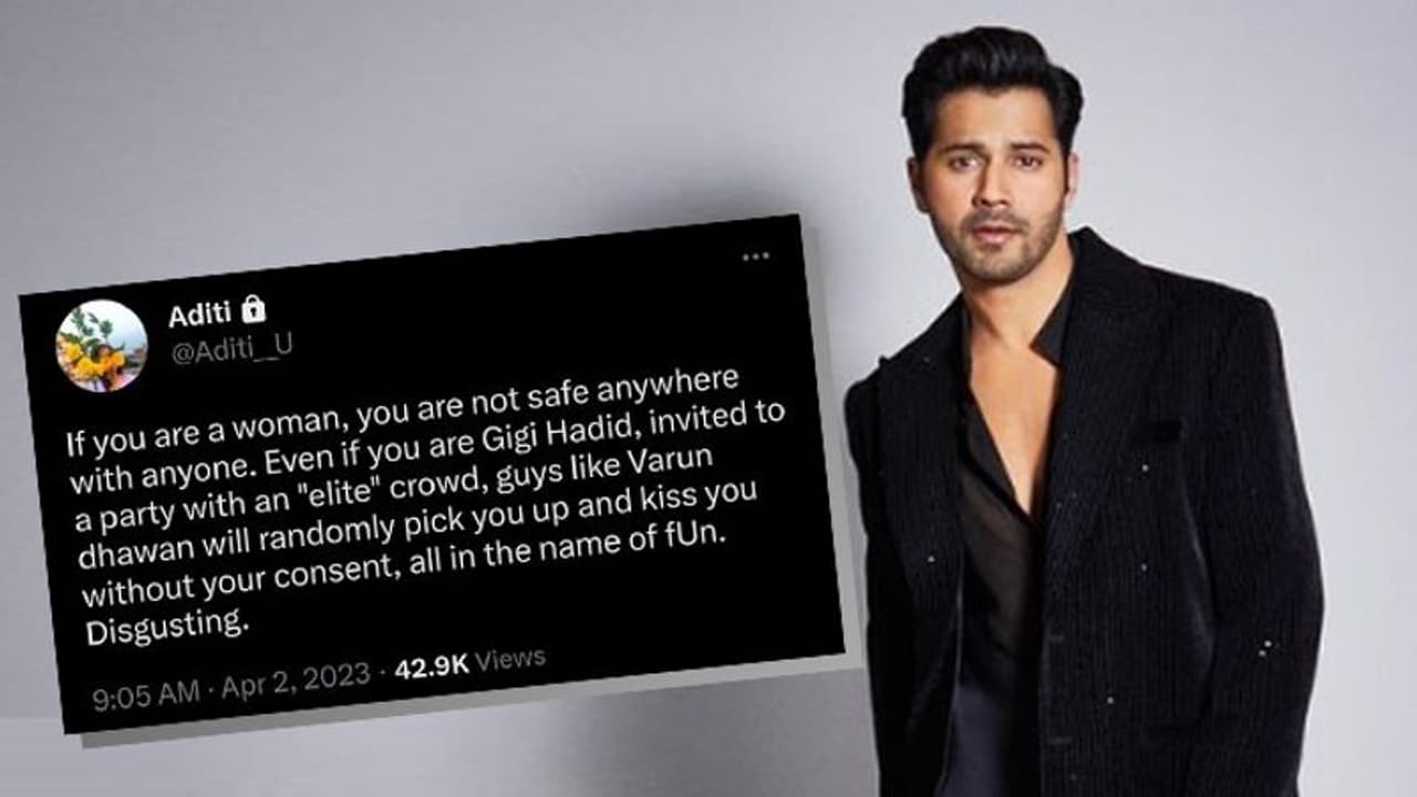 Varun Dhawan breaks his silence on being trolled for lifting and kissing Gigi Hadid; says it was 'planned'