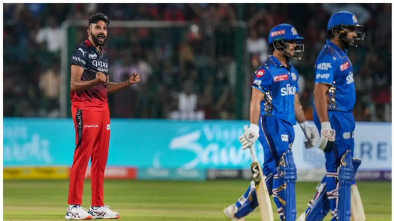 IPL 2023 ಆರ್‌ಸಿಬಿ ದಾಳಿ ನಡುವೆಯೂ ಅಬ್ಬರಿಸಿದ ತಿಲಕ್, ಬೆಂಗಳೂರಿಗೆ 172ರನ್ ಟಾರ್ಗೆಟ್!