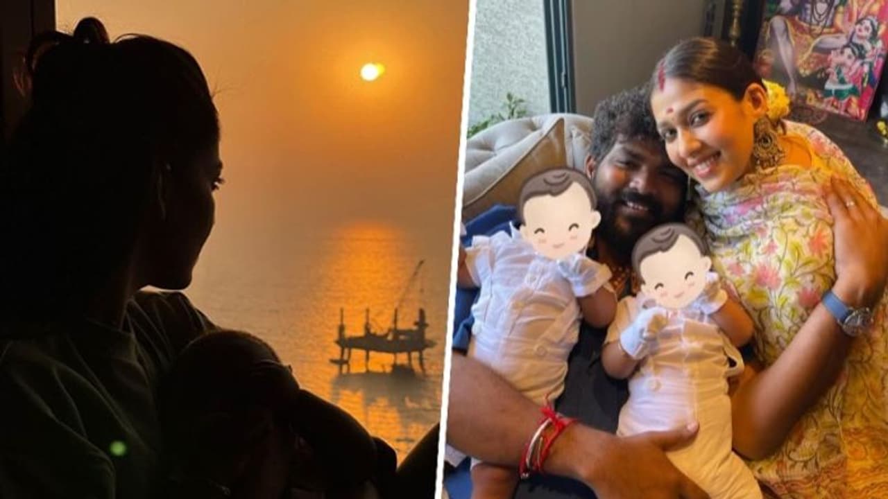 First Glimpse: Vignesh Shivan posts the cutest photo of Nayanthara and her sons, revealing their faces 