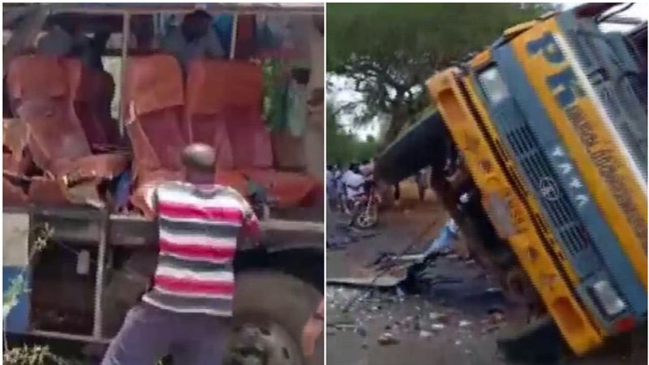 ട്രാൻസ്പോ‍ർട്ട് ബസും ട്രക്കും കൂട്ടിയിടിച്ച് നടുക്കുന്ന അപകടം, 3 സ്ത്രീകൾ മരിച്ചു; നിരവധിപേർക്ക് പരിക്ക്