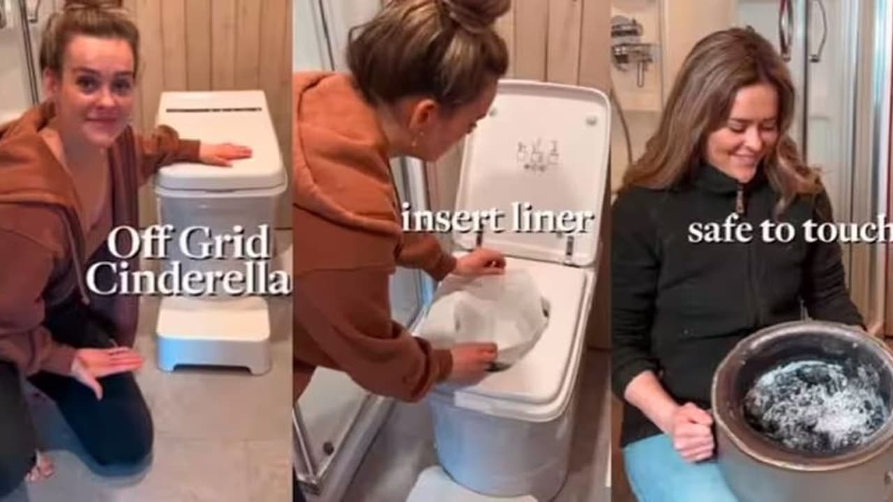 వాటర్లెస్ టాయిలెట్ వైరల్ వీడియో.. ఇంటర్నెట్ ని షేక్ చేస్తున్న కొత్త టెక్నాలజి.. అబ్బో షాకింగ్.. వాటర్లెస్ టాయిలెట్ వైరల్ వీడియో.. ఇంటర్నెట్ ని షేక్ చేస్తున్న కొత్త టెక్నాలజి.. అబ్బో షాకింగ్..